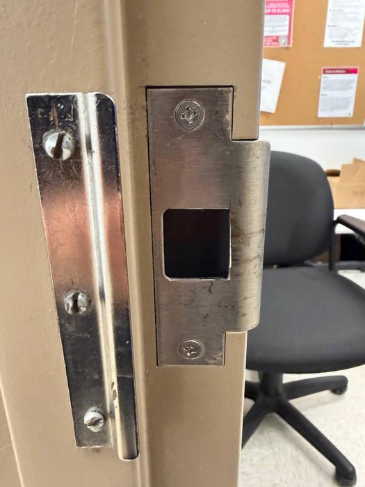 Latch and strike alignment