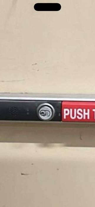 Panic bar and commercial door hardware